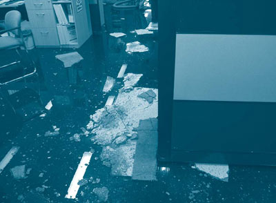 The ACT office was affected by storm damage in February 2007