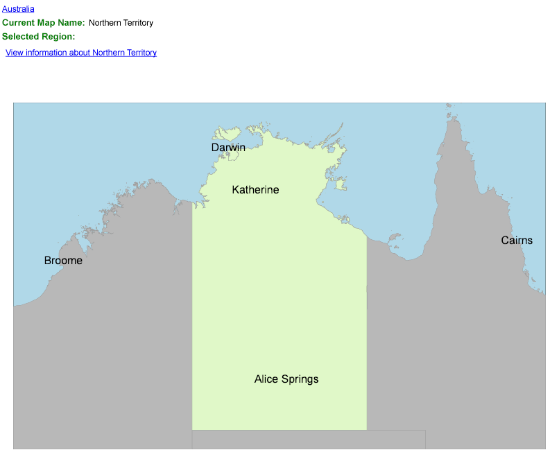 Image: Map of Northern Territory (example)