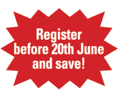 Image: Register before 20th June and save!