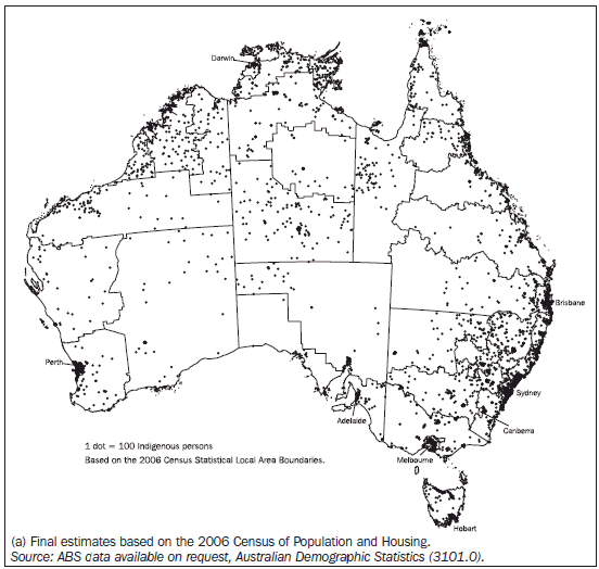 Map: 7.18 Indigenous Population Distribution-2006(a)