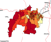 Fig. 1:Example of customised regional social atlas