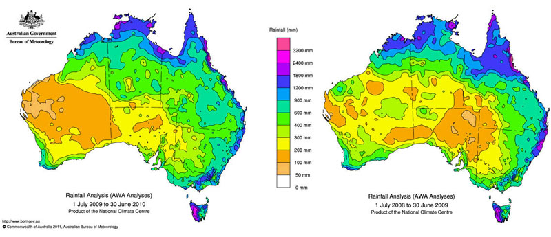 Rainfall Analysis comparison
