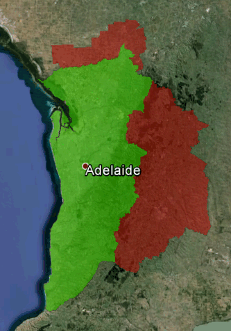 Map: Adelaide