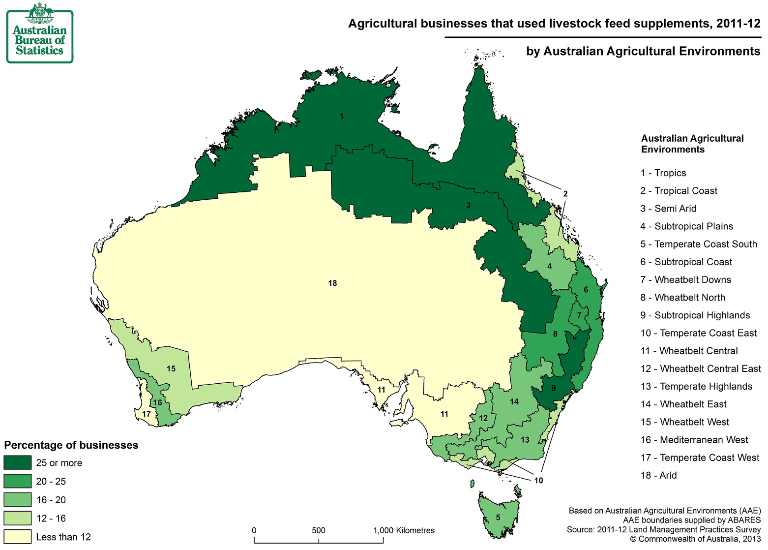 Image: Map of livestock feed supplements