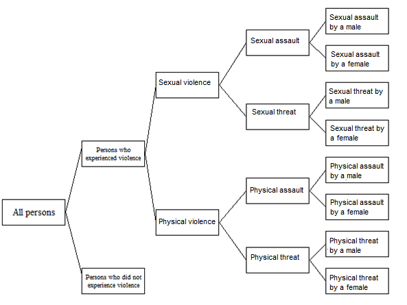 Overview of violence types collected in the PSS