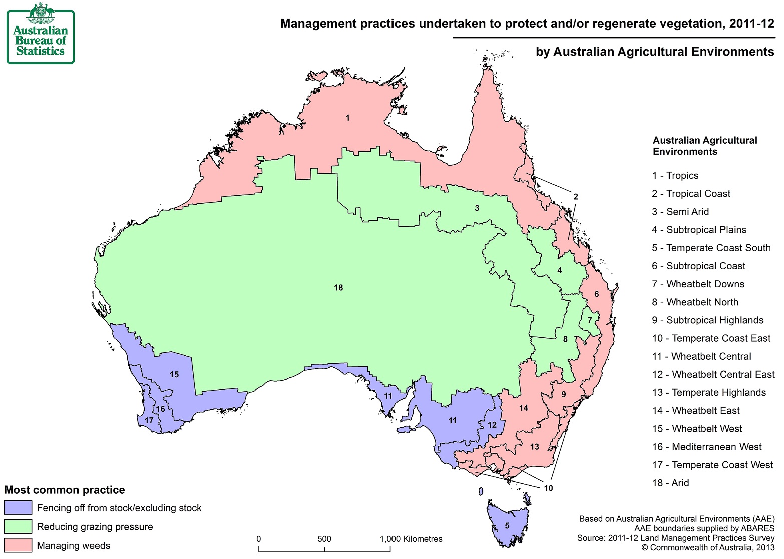 Image: Map of vegetation practices