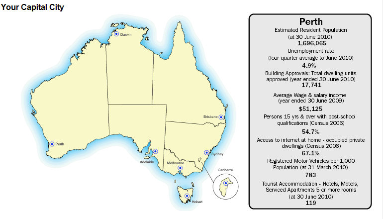 Image: map of Australia