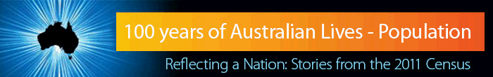 Banner: 100 years of Australian lives - Population