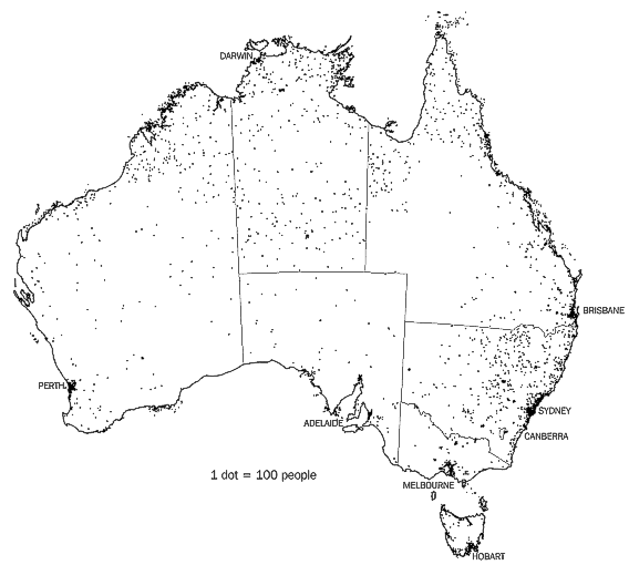 Map 5.26: INDIGENOUS POPULATION DISTRIBUTION(a) - 30 June 2001
