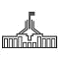Senate building icon