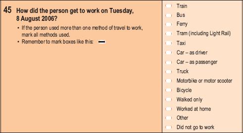 2006 Household Form - Question 45