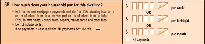 2006 Household Form - Question 58