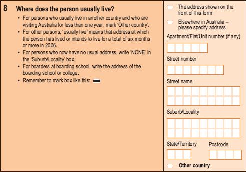 2006 Household Form - Question 8