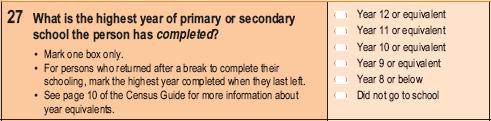 2006 Household Form - Question 27