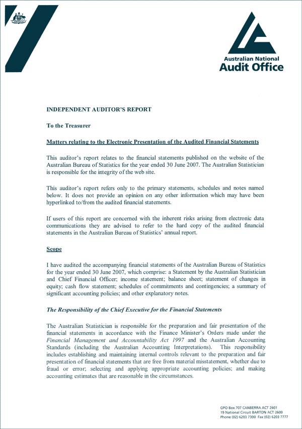 Independent Audit Report