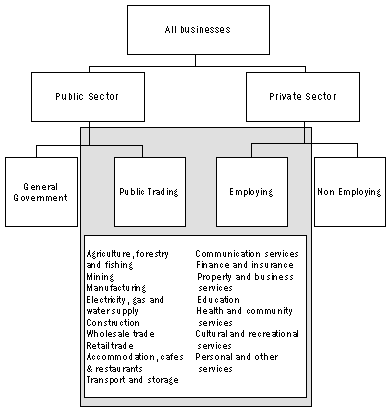 dissection of business in the Australian economy.