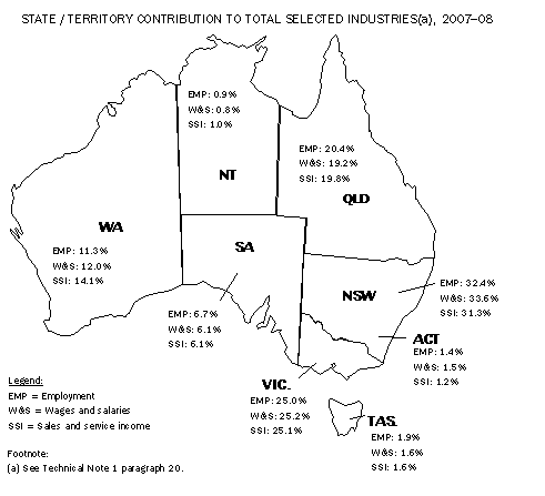 Diagram: State and territory estimates