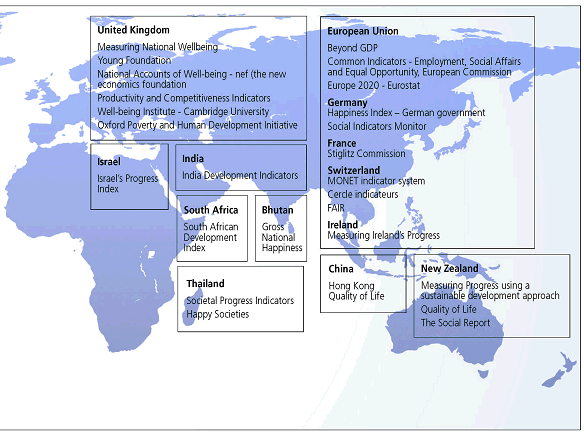 Image: Map - Indicator projects around the world - Part 2