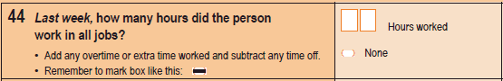 Image of Question 44, 2011 Census Household Form