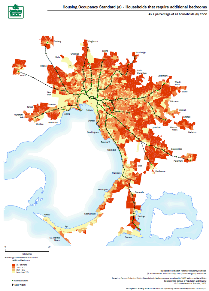 Housing Occupancy Standard (a) - Households that require additional bedrooms