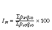 Equation: Paasche price index equation