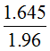 Equation 3. 2014–15 NATSISS: 90% Margin of error (MoE) formula