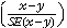 Equation: Significance testing