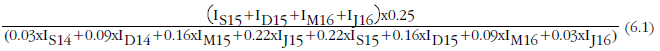 Equation: HES data is used to update CPI weights. Some HES items are collected as 'recalled items' which require modification before being suitable for further use. This formula calculates an adjustment factor for items with a 12 month recall.