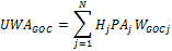 Equation - Gross opportunity cost 