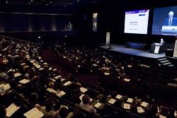 Photo: Briank Pink, Australian Statistician, speaking at the NatStats2010 Conference