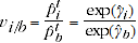 To express quantities in constant units, the predicted prices for all products can be compared to a base item, such that this equation becomes the adjustment factor