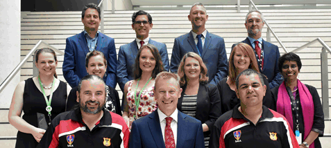 Image: Australia Day Awards recipients with the Australian Statistician - January 2017