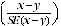 Equation: This equation is used to test if it is likely that there is a difference between corresponding population characteristics. Is calculated by x minus y , divided by the SE of x minus y