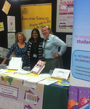 Photo: Andrea, Tanya and Mary-Anne at the 2011 MAV Conference