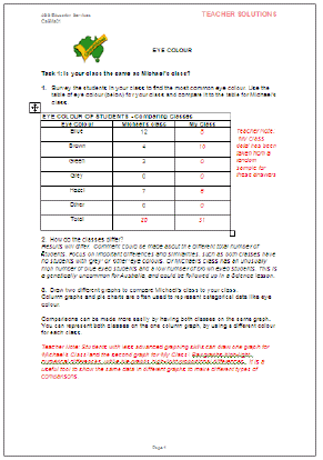 sample solution page