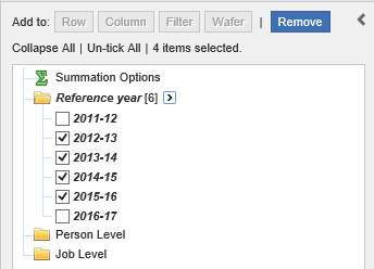 Image: Tabulation guidance: How to remove reference years