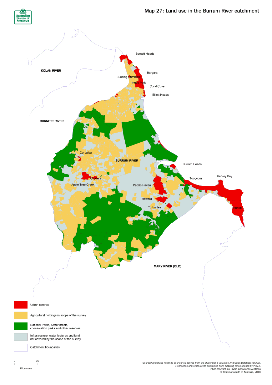 Map 27 Land use in the Burrum River catchment