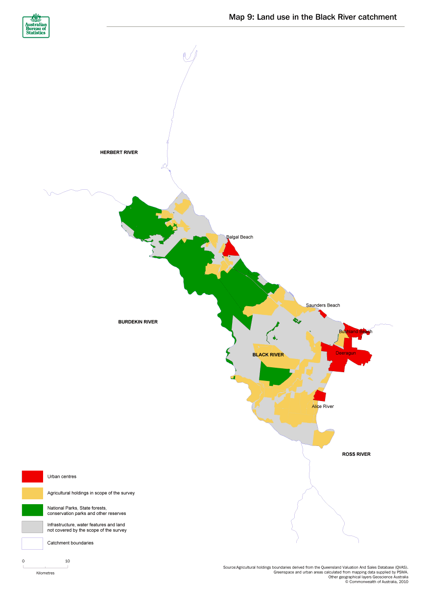 Map 9 Land use in the Black River catchment