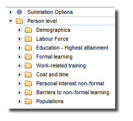 File structure for WRTAL TableBuilder