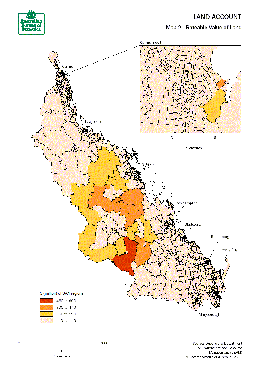 Map 2 - Rateable Value of Land