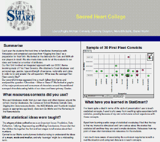 Sacred Heart College StatSmart Poster