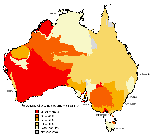 Map 24.28: GROUNDWATER, Salinity levels over 1,500 mg\L - 2000