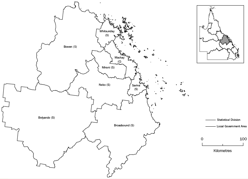 Map - Mackay SD and LGAs