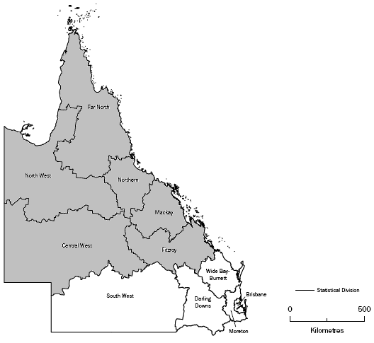 Map - Other Queensland SDs highlighted