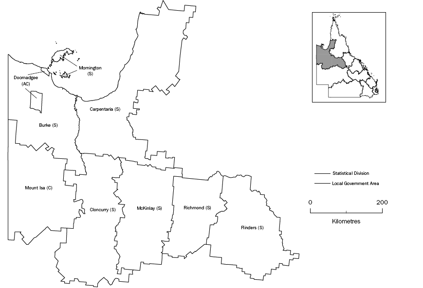 Map - North West SD with LGAs