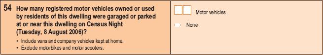 2006 Household Form - Question 54