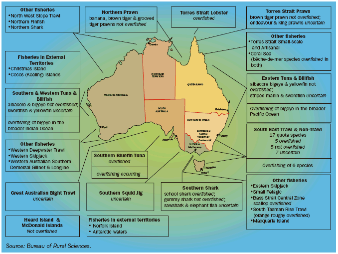 15.9 STATUS OF COMMONWEALTH-MANAGED OR JOINTLY-MANAGED FISHERIES RESOURCES - 2004