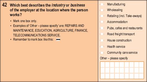 2006 Household Form - Question 42