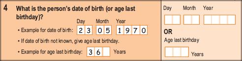 2006 Household Form - Question 4