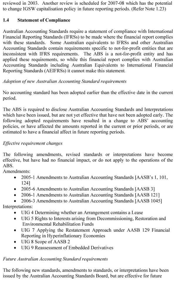 Note 1: Summary of Significant Accounting Policies